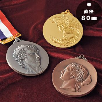 JOPT優勝メダル、準優勝メダル コンパクトサイズの優勝メダルの表彰メダルJS-MY-8456｜ジョイタス