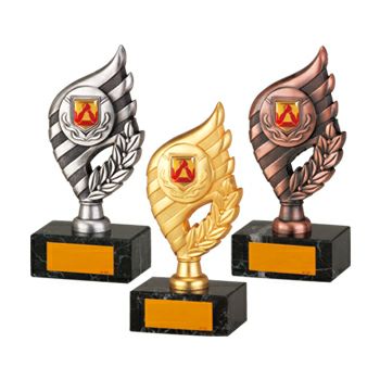 アームレスリング（腕相撲）ブロンズトロフィーJG-X-585-armwrestling