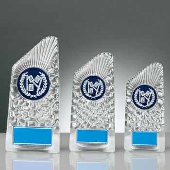 麻雀クリスタル表彰楯JW-RS-6088-mahjong