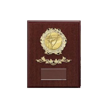 弓道・アーチェリー木製表彰楯JS-ATZ-4449-archery