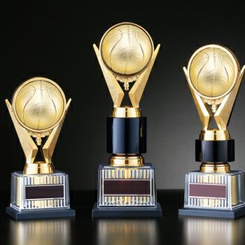 バスケットボールブロンズトロフィーJS-BRZ-4671-basketball