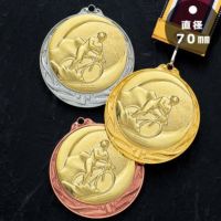 自転車・バイク表彰メダルJS-MY-8995-bicycle