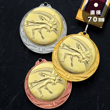 その他武道・格闘技表彰メダルJS-MY-8995-combat-other