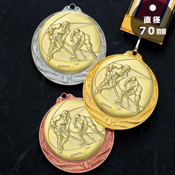 アイスホッケー表彰メダルJS-MY-8995-hockey