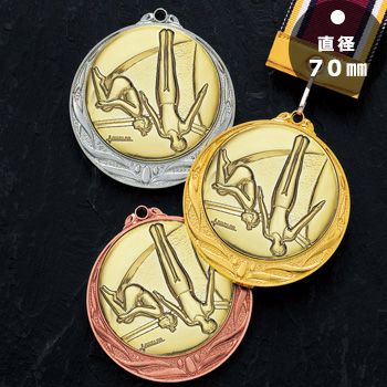トランポリン表彰メダルJS-MY-8995-trampoline
