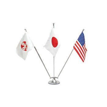 卓上旗金属製ミニポール