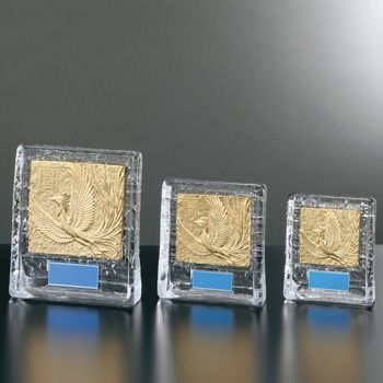 クリスタル表彰楯JW-SW-5130