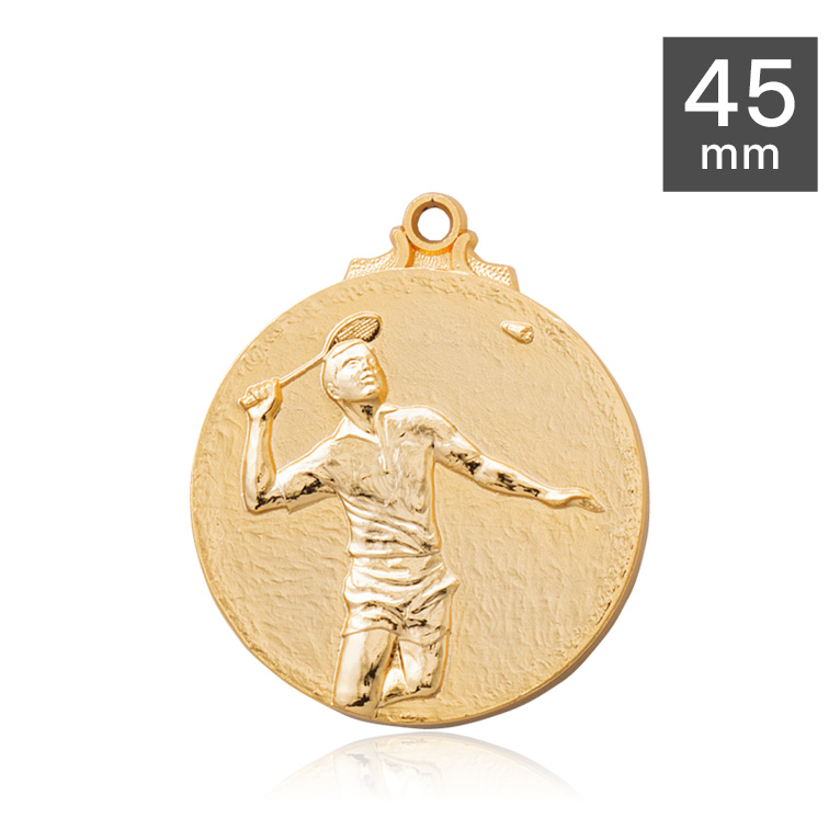 バドミントン表彰メダルJW-45Y-badminton