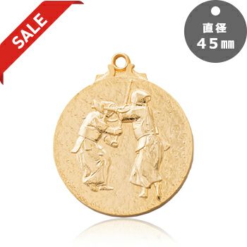 剣道表彰メダルJW-45Y-kendo