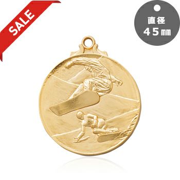スノーボード表彰メダルJW-45Y-snowboard