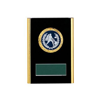 バドミントン木製表彰楯JW-RS-6097-badminton