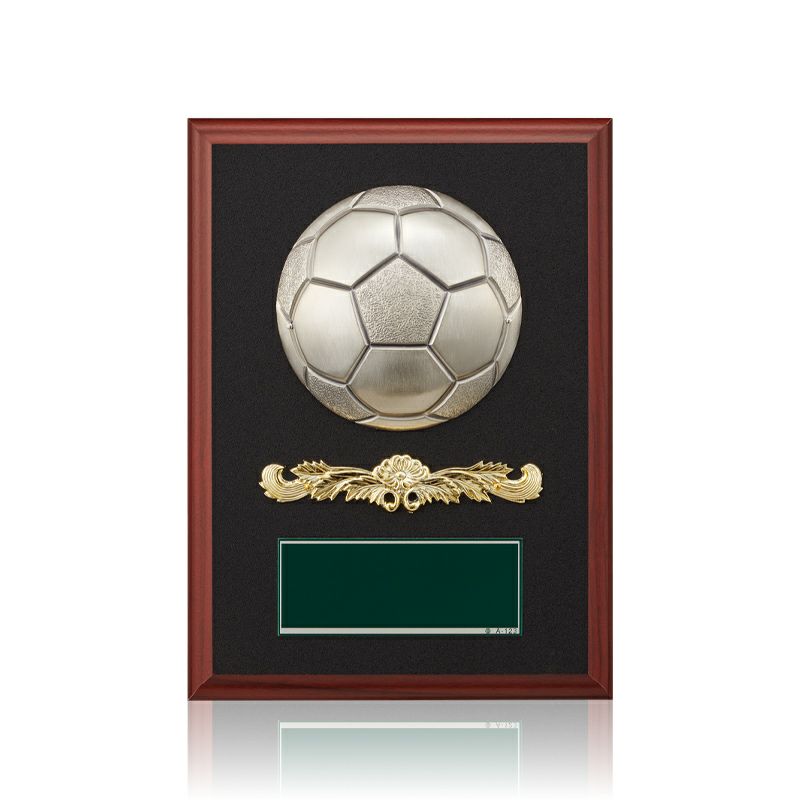 サッカー木製表彰楯JW-SO-5022
