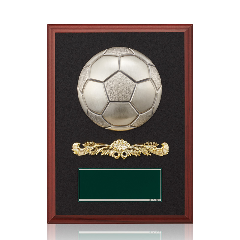 サッカー木製表彰楯JW-SO-5022
