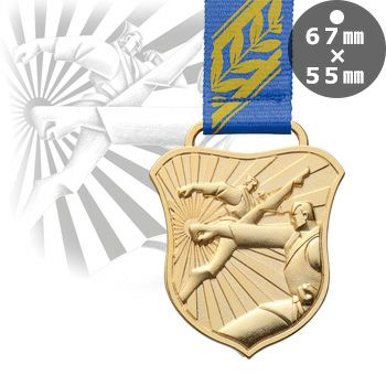 空手表彰メダルJW-ZM-karate