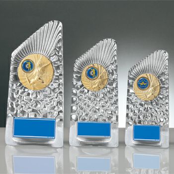 射撃クリスタル表彰楯JW-RS-6068-shooting