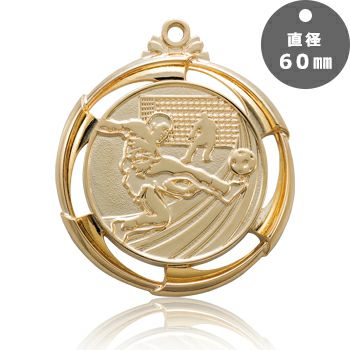 サッカー表彰メダルJW-GM-soccer