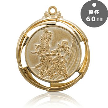 剣道表彰メダルJW-GM-kendo