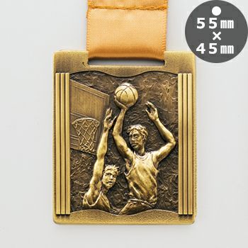 バスケットボール表彰メダルJW-QM-basketball