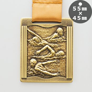 水泳表彰メダルJW-MQ-swimming