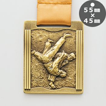 柔道表彰メダルJW-QM-judo