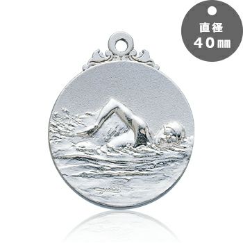 水泳表彰メダルJW-40Z-swimming