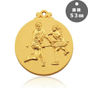 テニス表彰メダルJAS-LM-53-tennis