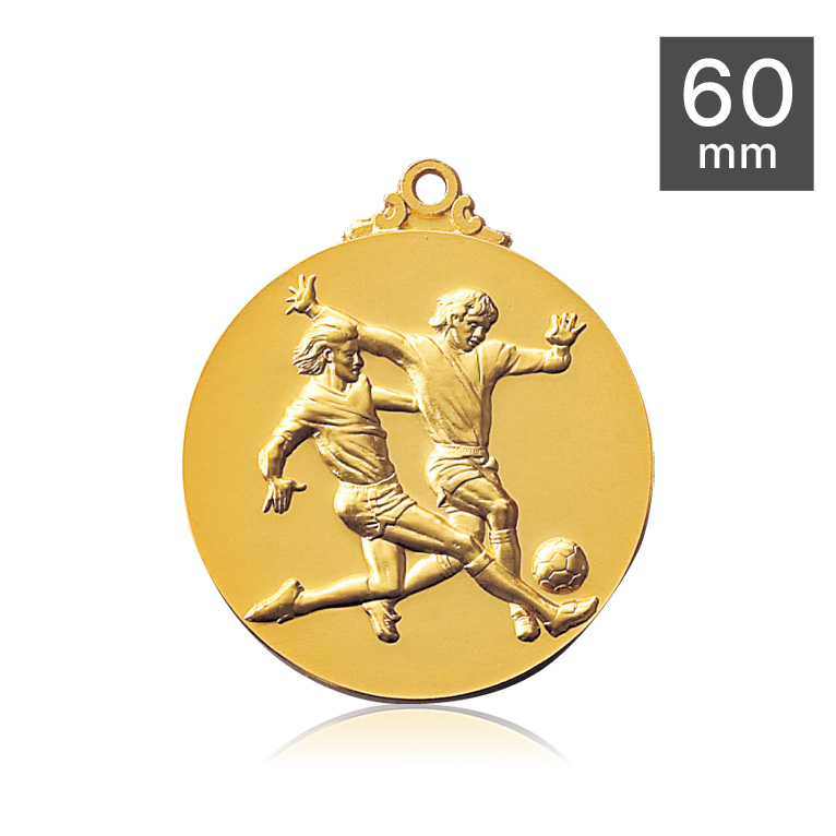 サッカー表彰メダルJAS-LM-60-soccer
