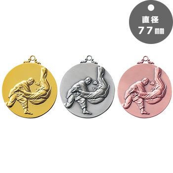 柔道表彰メダルJAS-LM-77-judo