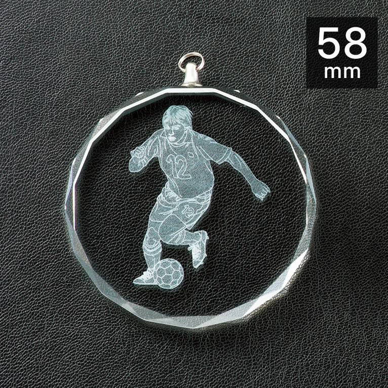 サッカー表彰メダルJAS-LM-crystal-B-soccer