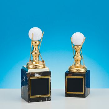 ゴルフボール台トロフィーJAS-B-2721