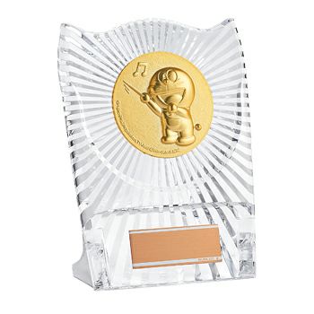 ピアノ・エレクトーンドラえもんアクリル製表彰楯JS-DRZ-3004-pi...