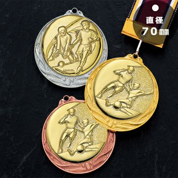 サッカー表彰メダルJS-MY-8995-soccer