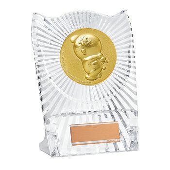 ゴルフドラえもんアクリル製表彰楯JS-DRZ-4004-golf