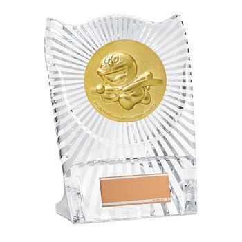 陸上ドラえもんアクリル製表彰楯JS-DRZ-4004-athletics