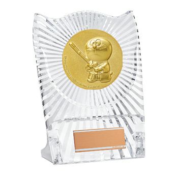 剣道ドラえもんアクリル製表彰楯JS-DRZ-4004-kendo