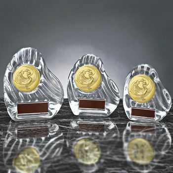 総合格闘技クリスタル表彰楯JS-YCZ-4956-martialarts