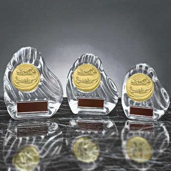 水泳クリスタル表彰楯JS-YCZ-4956-swimming