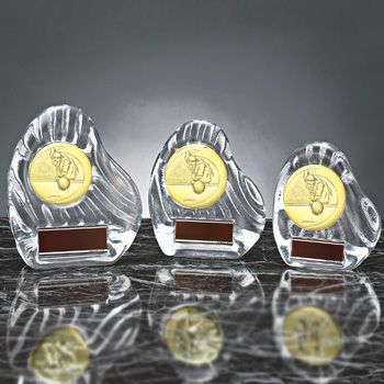 趣味・ホビークリスタル表彰楯JS-YCZ-4956-hobby-other