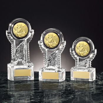 乗馬・競馬クリスタルトロフィーJS-YCZ-4939-horseriding