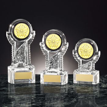 警察クリスタルトロフィーJS-YCZ-4939-police