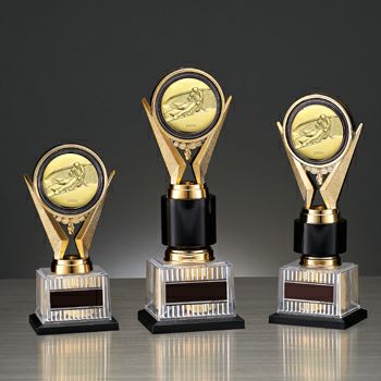 スキーブロンズトロフィーJS-BRZ-4670-skiing