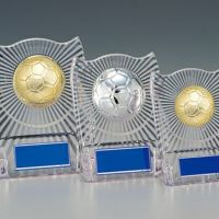サッカーアクリル表彰楯JW-S-6061-soccer