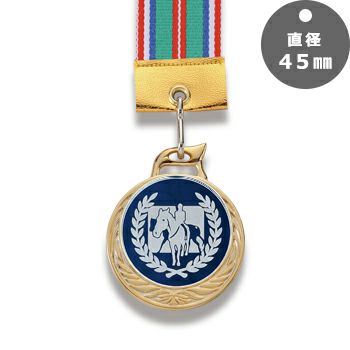 乗馬・競馬表彰メダルJW-RM-162-horseriding