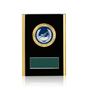 スキー木製表彰楯JW-RS-6097-skiing