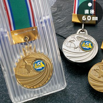 アームレスリング（腕相撲）表彰メダルJW-5MR-60-armwrestling