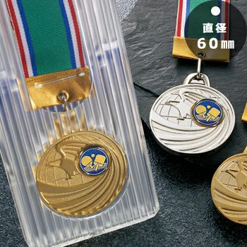 卓球表彰メダルJW-5RM-60-tabletennis