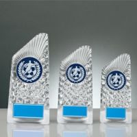 サッカークリスタル表彰楯JW-RS-6088-soccer