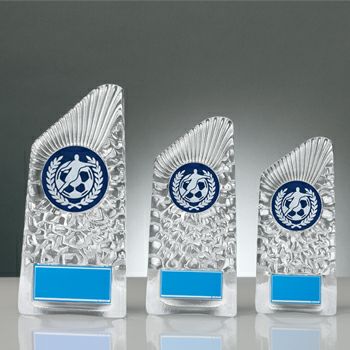 サッカークリスタル表彰楯JW-RS-6088-soccer