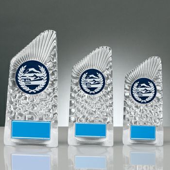 水泳クリスタル表彰楯JW-RS-6088-swimming