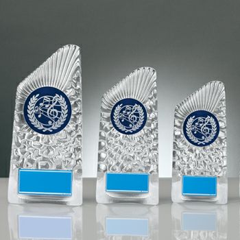 音楽クリスタル表彰楯JW-RS-6088-music